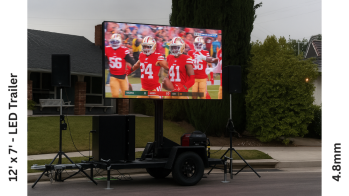 12′ x 7′ Mobile LED Trailer